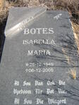BOTES Isabella Maria 1949-2005