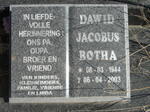 BOTHA Dawid Jacobus 1944-2003