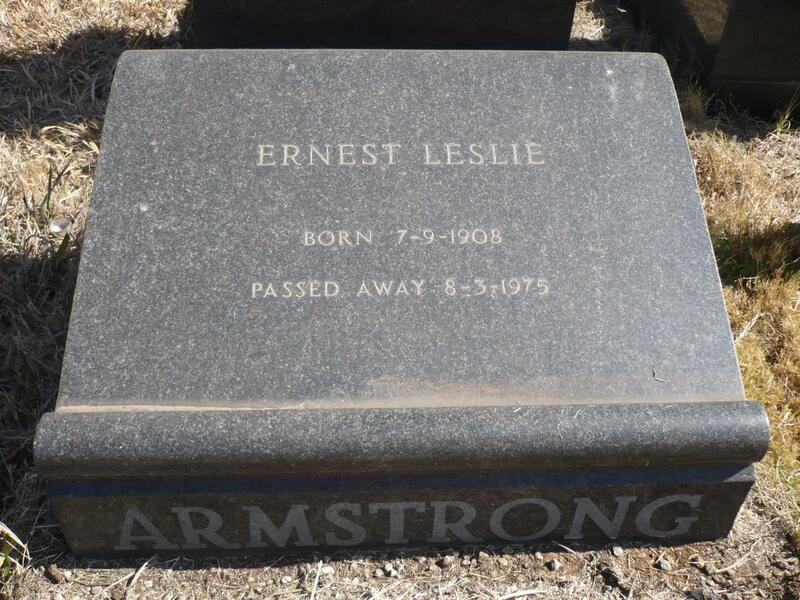 ARMSTRONG Ernest Leslie 1908-1975