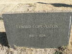 ASTON Edward, COPE 1881-1934
