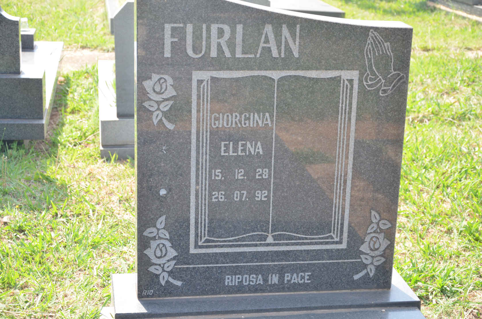 FURLAN Giorgina Elena 1928-1992