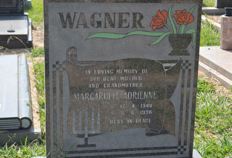 WAGNER Margarutte Adrienne 1940-1996