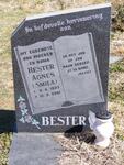 BESTER Hester Agnes nee SMILA 1937-2001