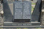 MERWE Hendrik Cornelius, van der 1906-1960 & Maria Jacoba 1909-1987
