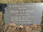 MERWE Dolfie, v.d. 1960-1960