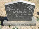 GROBBELAAR Martha Aletta 1941-1993