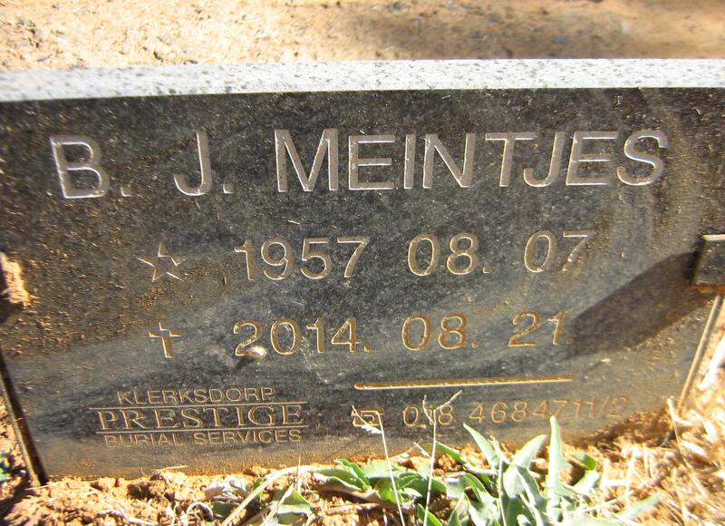 MEINTJES B.J. 1957-2014