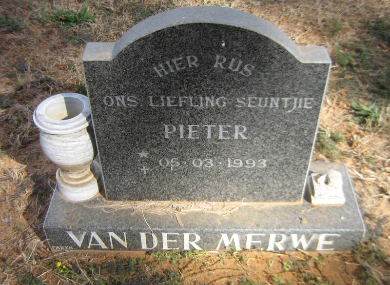 MERWE Pieter, van der 1993-1993