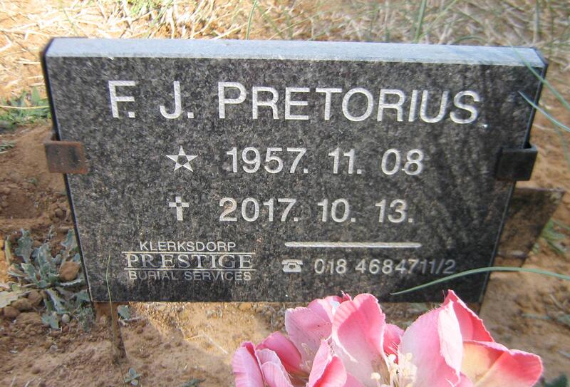 PRETORIUS F.J. 1957-2017