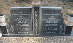 PRETORIUS Frederik Jacobus 1942-2016 & Maria Susanna 1943-1996