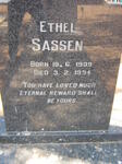 SASSEN Ethel 1909-1994