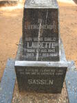 SASSEN Laurette 1940-1941