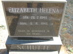 SCHUTTE Elizabeth Helena 1945-1945