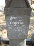 SCHUTTE Johanna Sussana nee MYBURG 1869-1944
