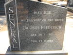 SENEKAL Jacobus Frederick 1913-1968