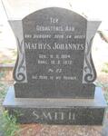 SMITH Mathys Johannes 1954-1972