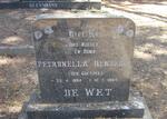 WET Petronella Hendrika, de nee COETZEE 1894-1984