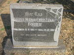 FOURIE Louisa Maria Christina 1911-1987