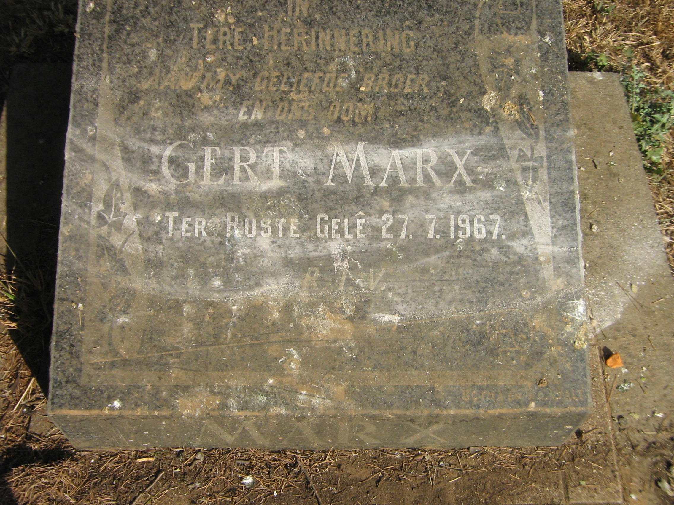 MARX Gert -1967