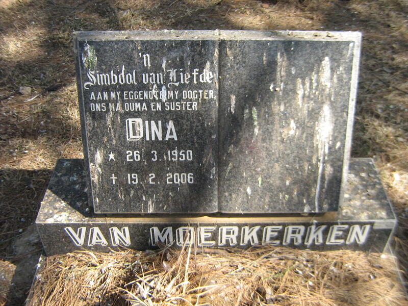 MOERKERKEN Dina, van 1950-2006
