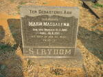 STRYDOM Maria Magdalena nee VAN NIEKERK 1880-1961