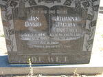 WET Jan Daniel, de 1884-1940 & Johanna Jacoba Dorothua DE VILLIERS 1891-1946