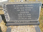 WATSON Joseph 1892-1966