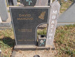 MBAZIMA David Mahuvo 1968-1996