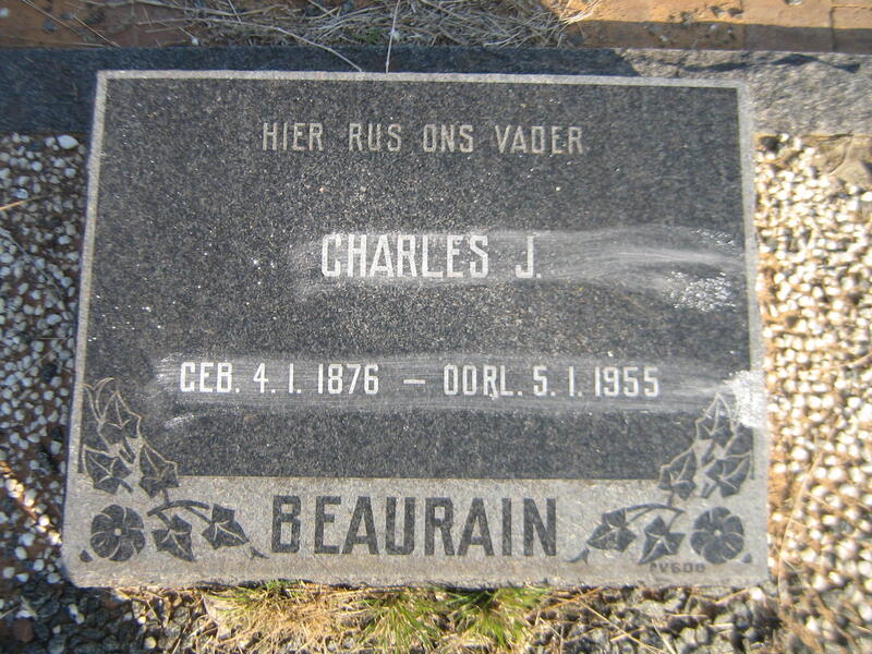 BEAURAIN Charles J. 1876-1955