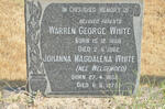 WHITE Warren George 1888-1962 & Johanna Magdalena WELGEMOED 1902-1975
