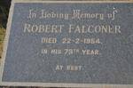 FALCONER Robert -1954