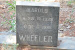 WHEELER Harold 1925-1986