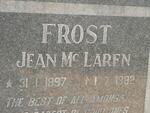 FROST Jean McLaren 1897-1982
