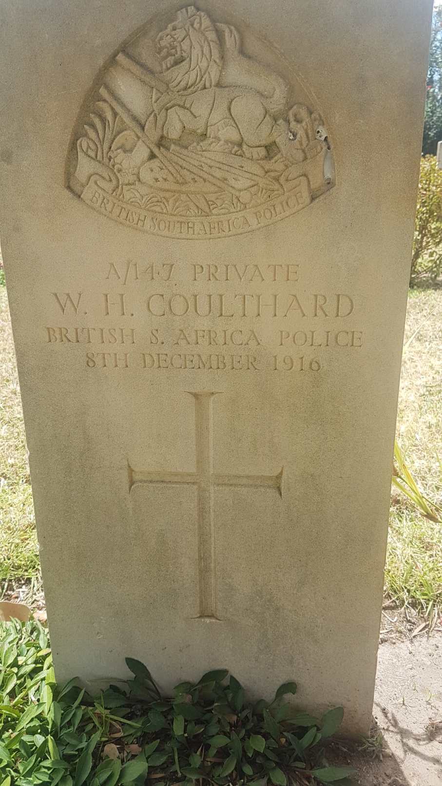 COULTHARD W.H. -1916