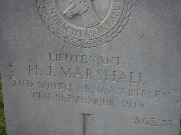 MARSHALL H.J. -1916