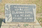 MERWE Classina Sophia, v.d. 1958-1958