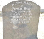 WAGENHAUSER William Peter 1908-1985 & Phoebe Hilda 1908-1976