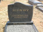 BLOCK Henry 1941-2013 & Gwendoline Rosaline 1940-