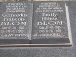 BLOM Gerhardus Francois 1935-2000 & Emily Hilton 1935-1999