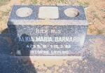 BARNARD Alida Maria 1961-1963