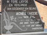 SCHALKWYK Agnes, van nee VAN ZYL 1936-1983