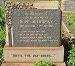 MILWIDSKY Hope 1903-1951