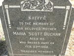 BUCHAN Maria Scott -1968