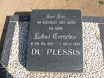PLESSIS Lukas Cornelius, du 1913-1992