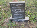 ZUNGU Hambanenkosi Victor 1945-2006