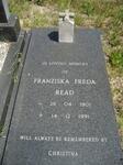 READ Franziska Freda 1901-1991