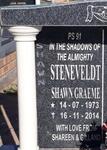 STENEVELDT Shawn Graeme 1973-2014