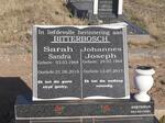 BITTERBOSCH Johannes Joseph 1964-2017 & Sarah Sandra 1964-2010