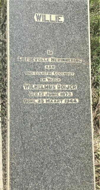 DOIJER Wilhelmus 1873-1944