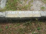 McCAUSLAND Janet 1869-1938